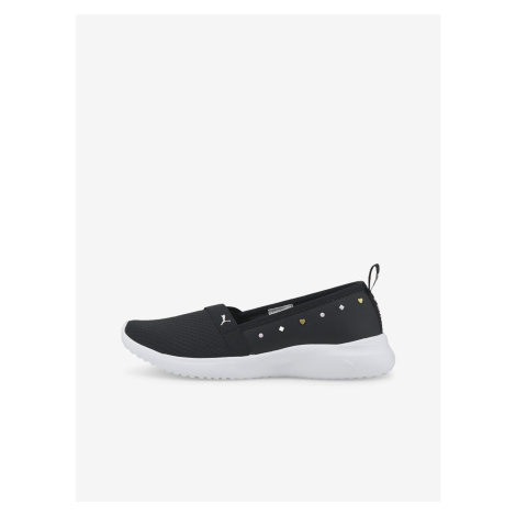 Black Women's Shoes with Decorative Details Puma Adelina Valentines - Women
