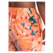 Oranžové pánske kvetované plavky Ombre Clothing