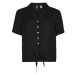 O'Neill CALI WOVEN SHIRT Dámska košeľa s krátkym rukávom, čierna, veľkosť
