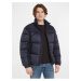 Tmavomodrá pánska zimná prešívaná bunda Tommy Hilfiger New York Monogram Puffer Jacket