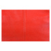 Červená kožená kabelka Batilda Rossa
