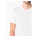 5pack pánskych bielych tričiek AGEN - M