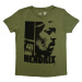 Jimi Hendrix Tričko Let Me Live Womens Khaki Green