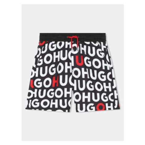 Hugo Plavecké šortky G00004 D Čierna Regular Fit Hugo Boss