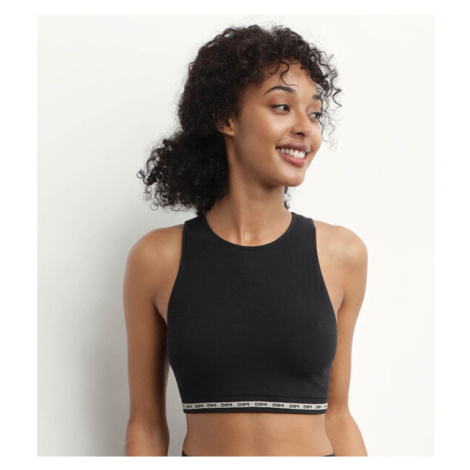 DIM ICONS WIREFREE CROP TOP - Dámsky top - čierna