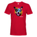 Pánské tričko s potlačou plemena Austrálsky dobytkársky pes s voliteľným menom