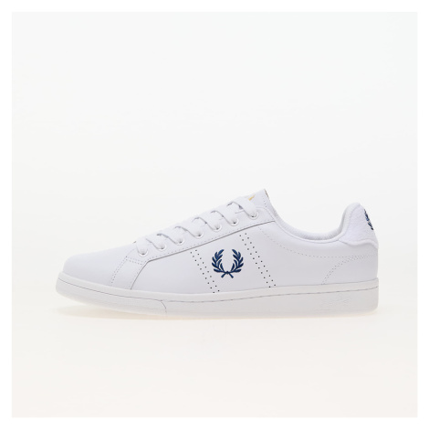 Tenisky FRED PERRY B721 Leather/ Towelling Wht/ Shade Cobalt