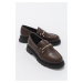 LuviShoes Dual Brown Skin Women's Oxford Shoes