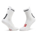 Compressport Ponožky Vysoké Unisex Pro Racing V4.0 Run High XU00046B Biela