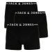 3PACK pánske boxerky Jack and Jones čierne (12171944)