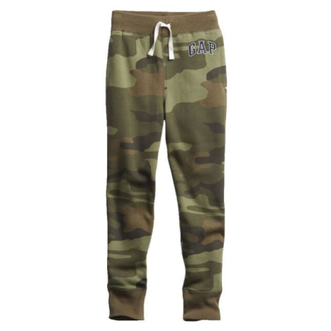 GAP V-HERITAGE LOGO JOGGER Chlapčenské tepláky, khaki, veľkosť
