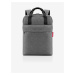 Sivý dámsky batoh Reisenthel Allday Backpack M Twist Silver