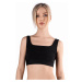 Dámský Crop Top Meméme Black Farba: Čierna