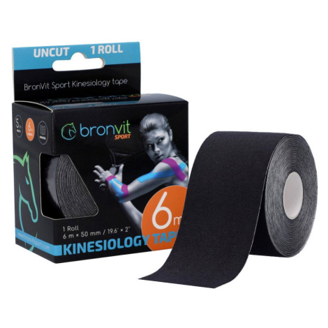 Tejpovacia páska BronVit Sport Kinesio Tape classic 5 cm x 6m Farba: čierna