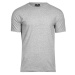 Tee Jays Pánske strečové tričko - väčšej veľkosti TJ0400X Heather Grey