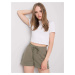 Cotton khaki shorts Anastasie FOR FITNESS