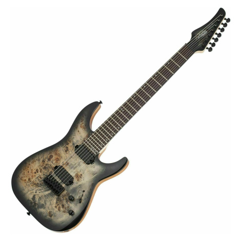 Schecter C-7 Pro Charcoal Burst Elektrická gitara