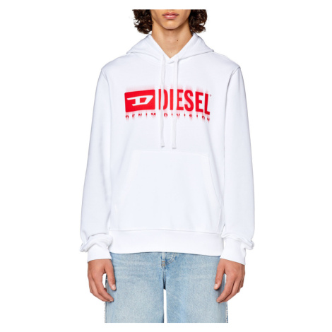 Mikina Diesel S-Ginn-Hood-L5 Sweat-Shirt Bright White