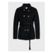 Cream Vlnený kabát Annabell 10610309 Čierna Regular Fit