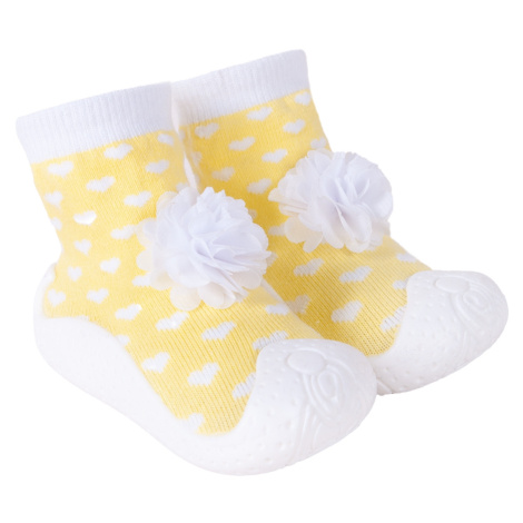 Detské dievčenské ponožky protišmykové s gumovou podrážkou OBO-0137G-AA0B