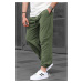 Madmext Men's Khaki Regular Fit Parachute Trousers 6504