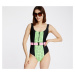 Lazy Oaf Moody Check Swimsuit Black/ Green