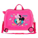 Detský cestovný kufor na kolieskach / odrážadlo MINNIE MOUSE Pink, 34L, 22398E1