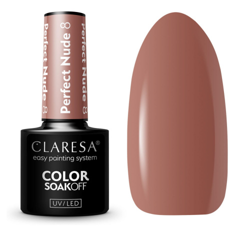 CLARESA GÉL LAK NA NECHTY PERFECT NUDE 8 5G