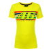 Valentino Rossi dámske tričko yellow Classic (Stripes) 2019