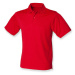 Henbury Pánske funkčné polo tričko H475 Classic Red