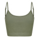 Sf Dámsky crop top SK230 Khaki