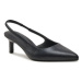 Calvin Klein Sandále Slingback Pump 50 HW0HW02069 Čierna