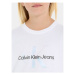 Calvin Klein Jeans Tričko Serenity IG0IG02434 Biela Boxy Fit