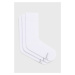 Ponožky Skechers (3-pak) dámske, biela farba
