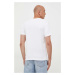 Bavlnené tričko Gant biela farba, jednofarebné