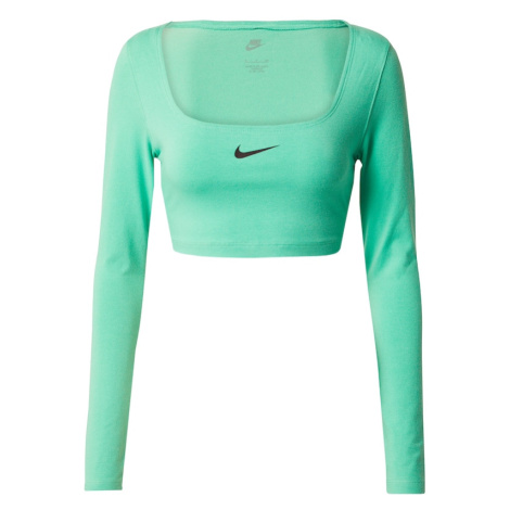 Nike Sportswear Tričko  zelená / čierna