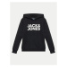 Jack&Jones Junior Mikina Corp Logo 12152841 Čierna Regular Fit