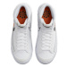 Chlapčenská vychádzková obuv NIKE Blazer Mid Next Nature Jr white bright mandarin medium ash