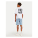 Jack&Jones Junior Tričko Noho Back Graphic 12263186 Biela Relaxed Fit