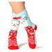 Dám. vianočné ponožky Heat Holders Farba: Bielo - Červená
