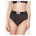 Calvin Klein Underwear Klasické nohavičky s vysokým pásom 000QF7177E Čierna