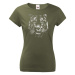 Dámské tričko s potlačou tigra - tričko pre milovníkov zvierat