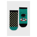 Bavlnené ponožky Medicine 2-pak pánske, zelená farba