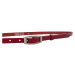 Penny Belts Dámsky kožený opasok 15-2-93 red 110 cm