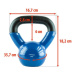 KN 6 KG KETTLEBELL POKRYTÝ NEOPRENEM HMS