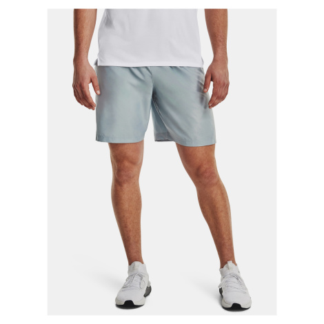 Svetlosivé športové kraťasy Under Armour UA Woven Emboss Short