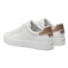 Calvin Klein Sneakersy Vulc Lace Up Saff Fox W/Met Bt HW0HW02104 Biela