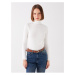 LC Waikiki Turtleneck Plain Long Sleeve Women's Knitwear Sweater