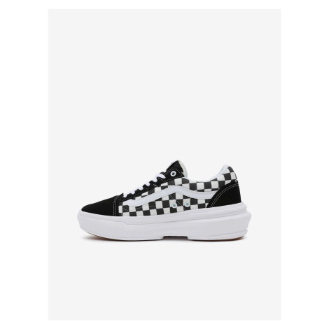 White and Black Checkered Suede Sneaker VANS UA Old S - Ladies