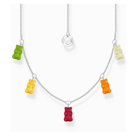 Thomas Sabo KE2205-017-7-L45V Silver chain with 5 colourful Goldbears